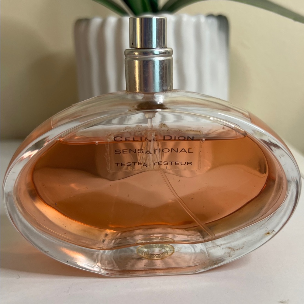 Celine Dion Sensational Coty Perfume Eau De Toilette Spray 3.4 oz. No box no cap